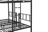 Triple twin bunk bed, can be separated into 3 twin beds