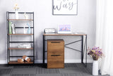 WOOD FILE CABINET 2 DRAWERS