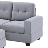 Antique Grey Sectional Sofa