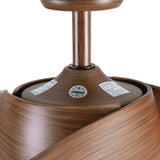 52 In.Intergrated LED Ceiling Fan with Wood Grain Blade