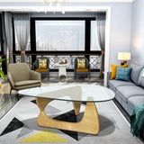 Home Modern Triangle coffee table