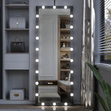 Hollywood Style Full Length Vanity Mirror With LED light bulbs
