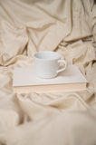 Omne Sleep 4-Piece Cream Microplush and Bamboo Twin Hypoallergenic Sheet Set