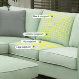 Light Green Sectional Sofa