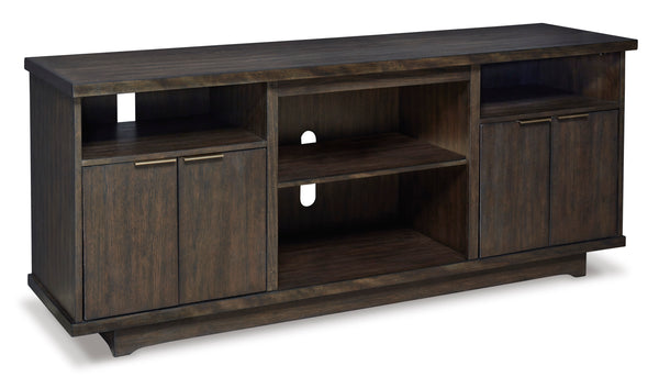 Ashley Brazburn 66" Dark Brown Contemporary TV Stand W955-68