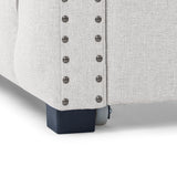 Daybed with Trundle Upholstered Tufted Sofa Bed, with Button