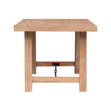 Wood Dining Table Kitchen Furniture Rectangular Table, Seats up to 6