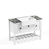 48" Farmhouse Single Bathroom Vanity Set