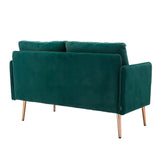 COOLMORE  Velvet  Sofa , Accent sofa .loveseat sofa with Stainless feet