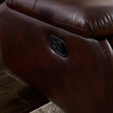 SECTIONAL MOTION SOFA BRWON