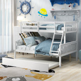Twin Over Full Bunk Bed with Trundle