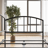 Metal Daybed Frame Twin Size Heavy Duty Metal Slats Sofa Bed Platform Mattress Foundation Black