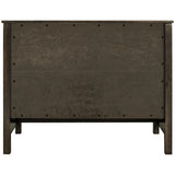 U-style Wood Storage Cabinet with Doors and Adjustable Shelf, Entryway Kitchen Dining Room, Grey