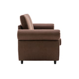 Orisfur Pull Out Sofa Bed  Loveseat Sleeper with Twin Size Memory Mattress for Living Room Spaces