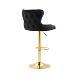 COOLMORE  Bar Stools with Back and Footrest Counter Height bar Chairs