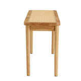 Solid wood bench, dining room dining chair, simple solid wood bedroom chair, bed end stool, living room, cane weaving shoe stool, suitable for dining room, living room, porch