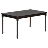 Classic Dining Set Wooden Table and 4 Chairs with Bench for Kitchen Dining Room