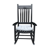 wooden porch rocker chair  Black
