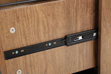 WOOD FILE CABINET 2 DRAWERS