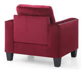 Glory Furniture Burgundy Chair