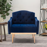 COOLMORE Accent  Chair  ,leisure single sofa  with Rose Golden  feet