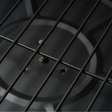 30'' 2-in-1 Heating & BBQ Fire Pit with a Spark Screen, Fire Poker