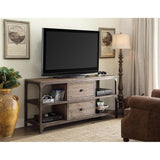 TV Stand in Weathered Oak