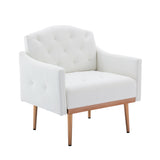 COOLMORE Accent  Chair  ,leisure single sofa  with Rose Golden  feet