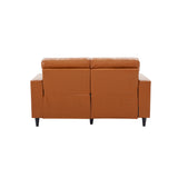 Orisfur. Modern Style Loveseat PU Leather Upholstered Couch Furniture for Home or Office (Loveseat)