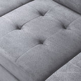 Antique Grey Sectional Sofa