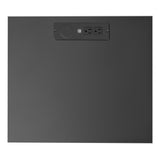 Nightstand with 3 Drawers and Cabinet,USB Charging Ports, Wireless Charging and Remote Control LED Light-Black