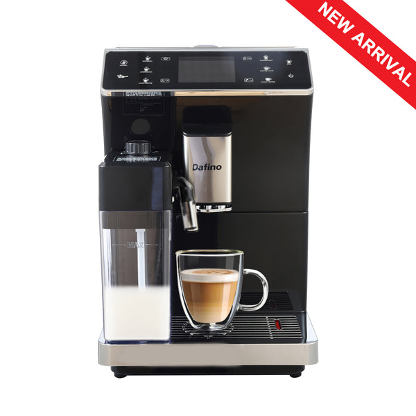 Dafino-202 Fully Automatic Espresso Machine with milk tank, Black
