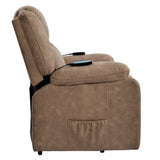 Orisfur. Power Lift Chair for Elderly with Adjustable Massage Function, Recliner Chair with Heating System for Living Room