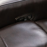 Motion Recliner with USB Charging Port and Hidden Arm Storage, Home Theater Seating with 2 Convenient Cup Holders Design and 360° Swivel Tray Table（old sku: SG000440AAA）