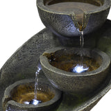 Resin Zen Fountain with LED Light