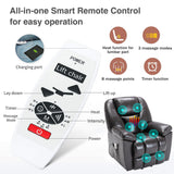 Orisfur. Power Lift Chair with Adjustable Massage Function, Recliner Chair with Heating System for Living Room