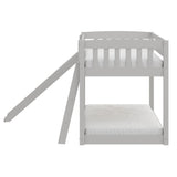 Bunk Bed Twin Over Twin with Slide & Ladder