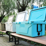 Hot Selling Blue color 65QT Outdoor cooler fish ice chest Box 2022 Popular Camping Cooler Box
