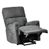 Oris Fur. Power Lift Chair with Massage and Heating Function Soft Fabric Upholstery Recliner for Living Room  (New SKU for PP192721AAE)