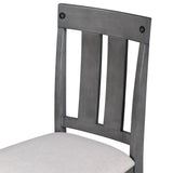 Rustic Farmhouse 6-Piece Wooden Rustic Style Dining Set, Including Table, 4 Chairs & Bench