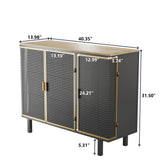 Modern Sideboard, Freestanding Sideboard Storage Cabinet Entryway Floor Cabinet for Living Room Office Bedroom