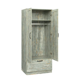 High wardrobe with 2 doors