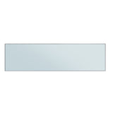 Wood And Glass Electric Fireplace With Touch Panel or Remote Controller, Silver