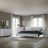 King 5 piece Bedroom Set (bed+nightstands+chest+dresser）