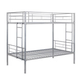 White Metal Bunk Bed