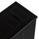 Nightstand, Classic Vintage Livingroom End Table Side Table with USB Ports and One Multifunctional Drawer with cup holders, Espresso