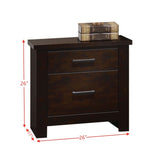 Nightstand in Mahogany