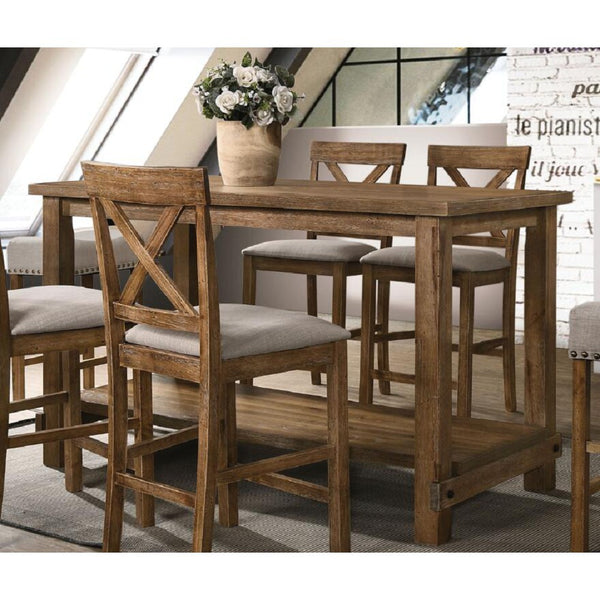 Weathered Oak Dining Table