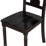 Classic Dining Set Wooden Table and 4 Chairs with Bench for Kitchen Dining Room