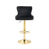COOLMORE  Bar Stools with Back and Footrest Counter Height bar Chairs